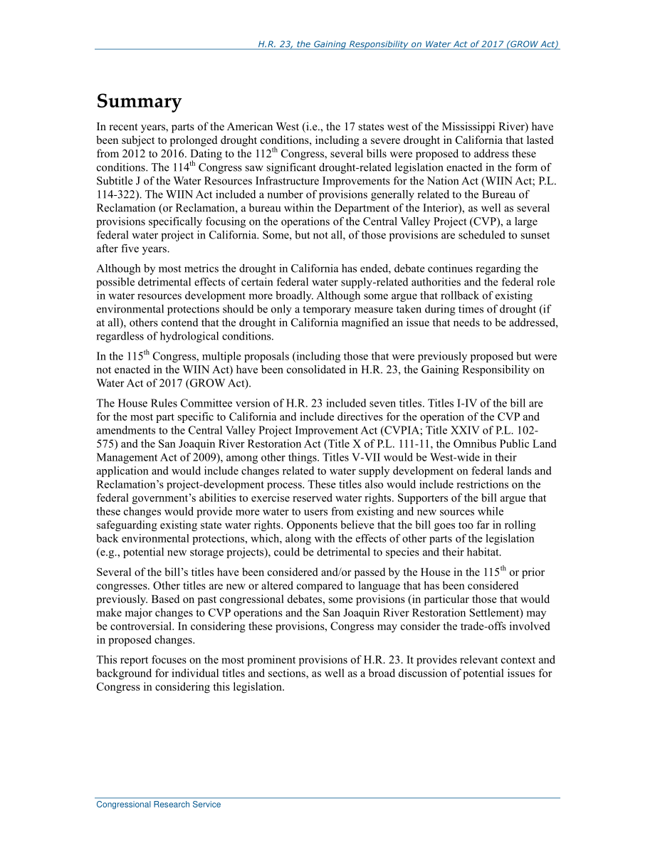 [20170711]R44889_H、 R23、《2017年水资源获取责任法案》（增长法案）.pdf_第2页
