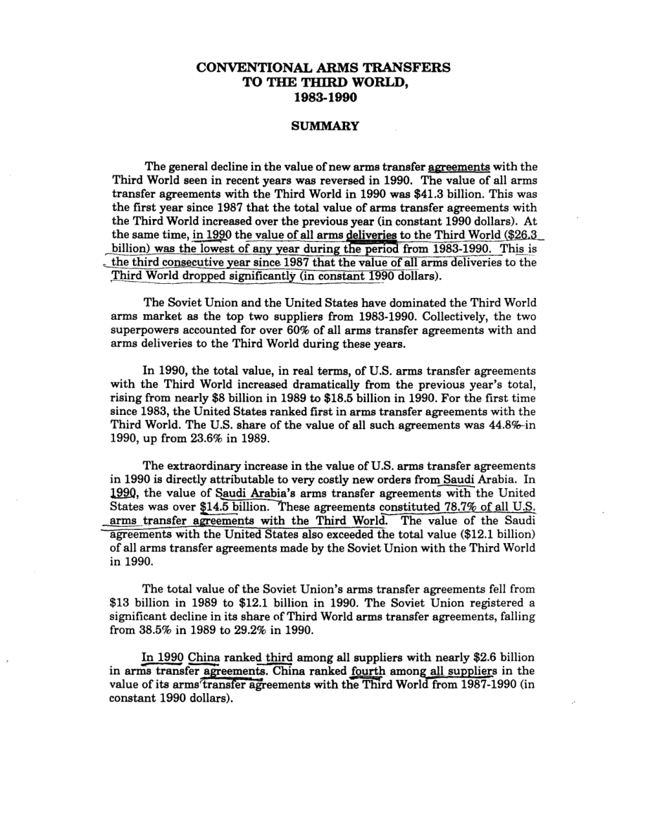 [19910802]91-578_1983-1990年向第三世界的常规武器转让.pdf_第2页