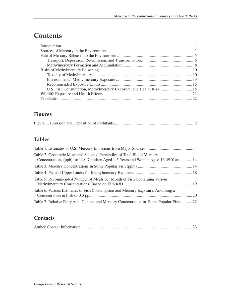 [20060119]RL32420_环境中的汞：来源和健康风险.pdf_第3页