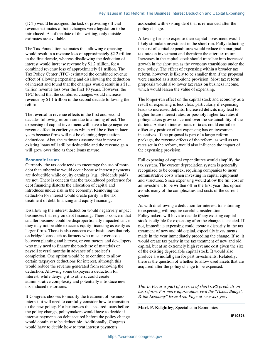 [20170927]IF10696_税收改革的关键问题：业务利息扣除和资本支出.pdf_第2页