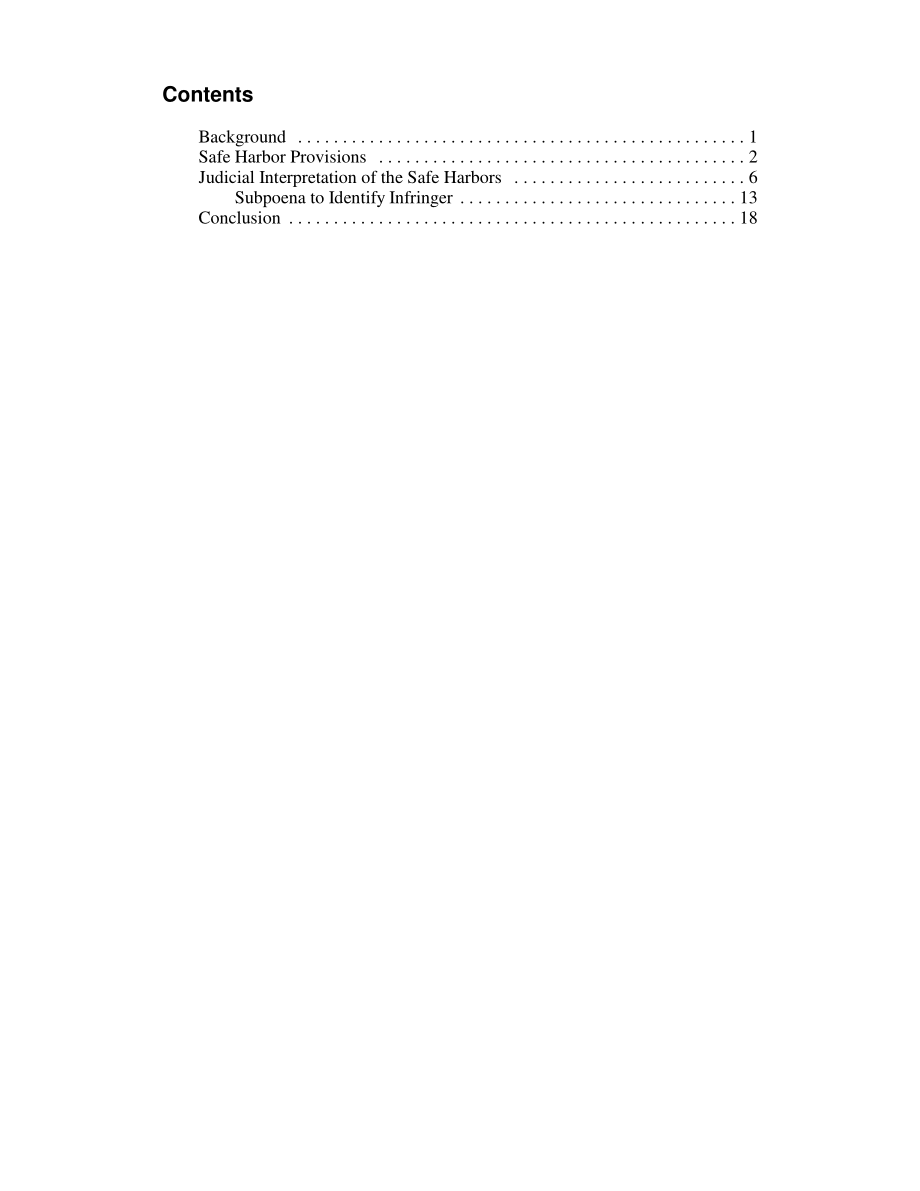 [20051104]RL32037_数字千年版权法案下服务提供商的安全港.pdf_第3页