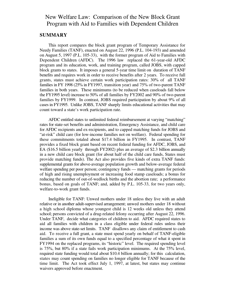 [19971006]96-720EPW_新福利法：新的整笔赠款计划与对有受抚养子女的家庭的援助的比较.pdf_第3页