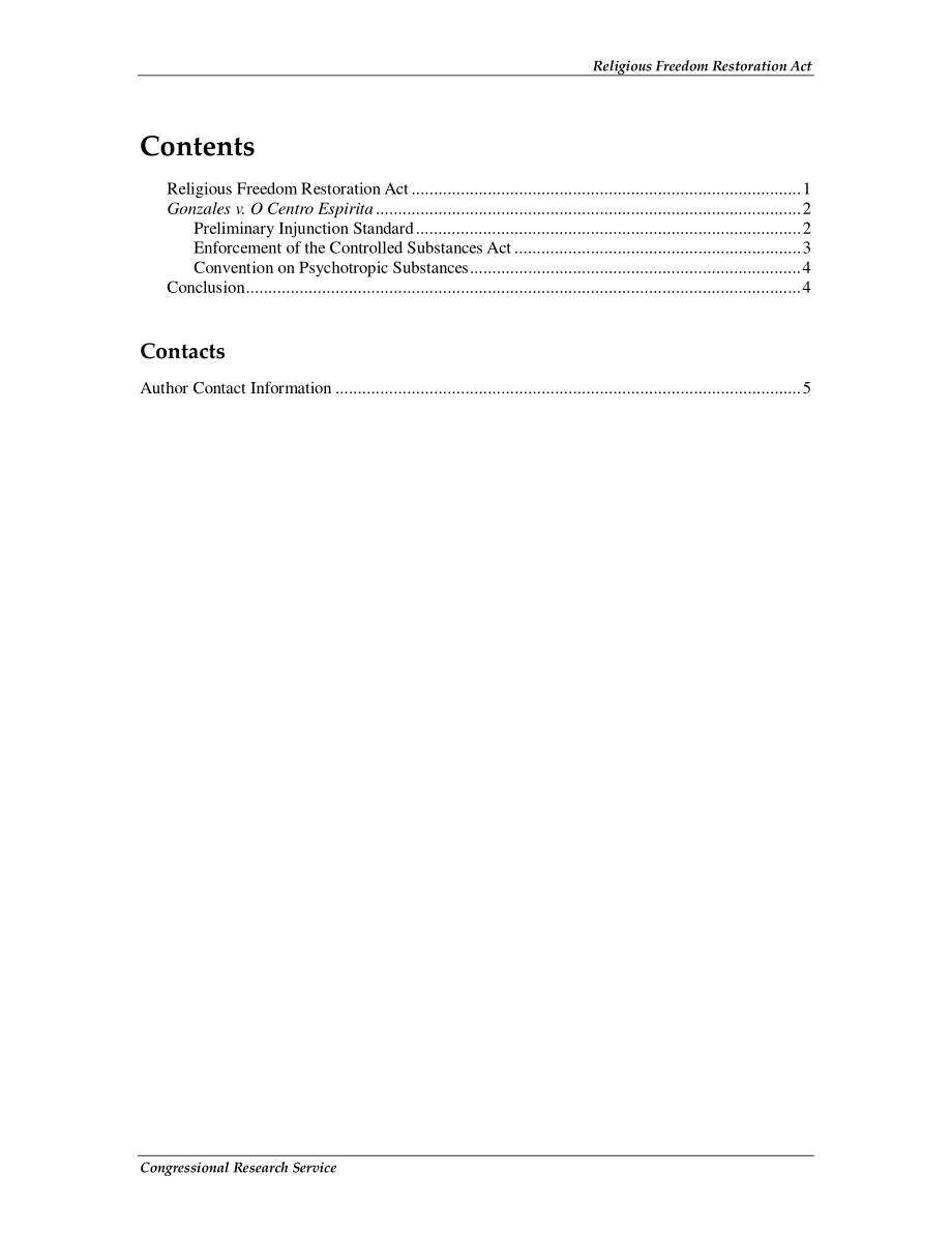 [20070110]RS22392_宗教自由恢复法案：冈萨雷斯诉西班牙植物中心案概述.pdf_第3页