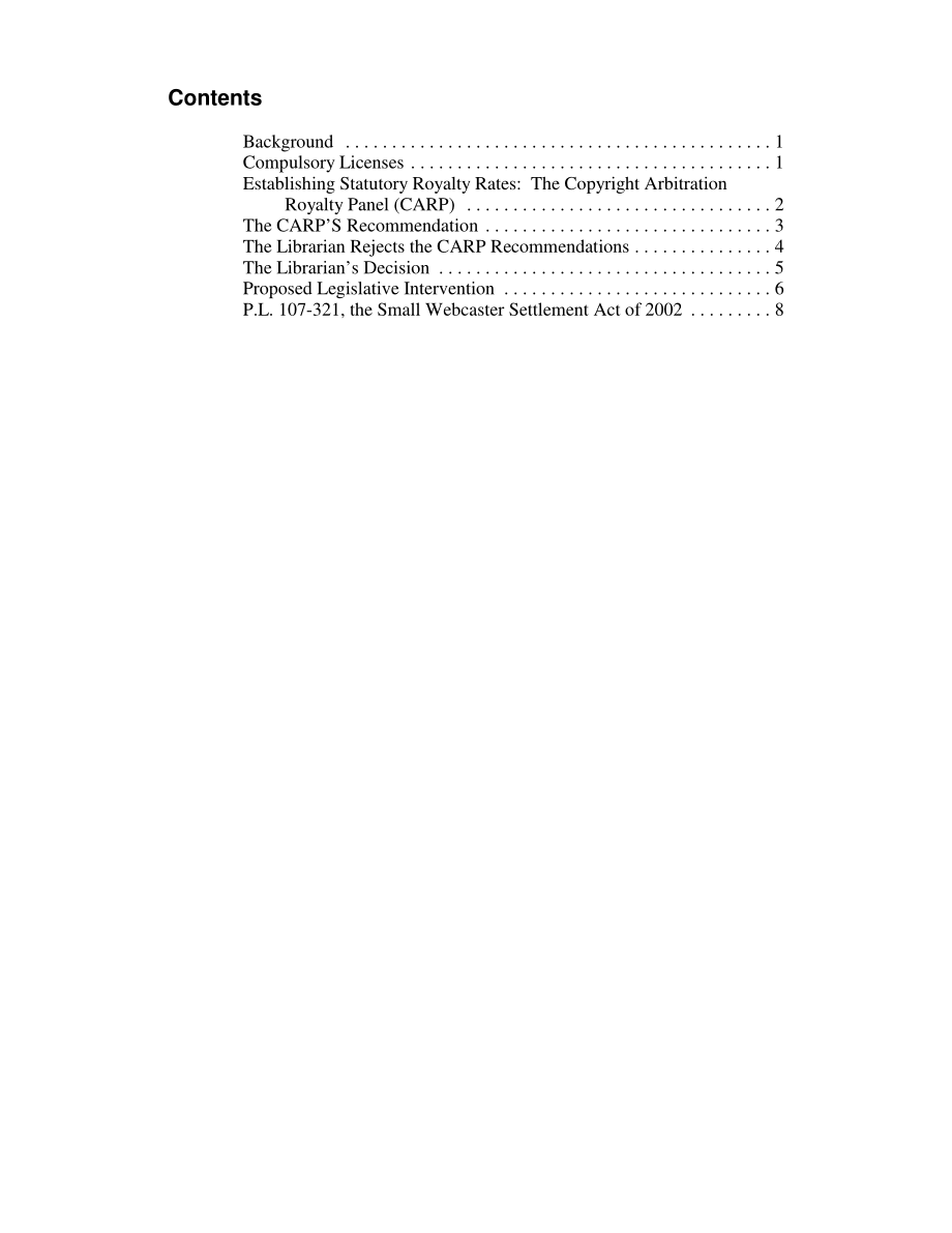 [20031118]RL31626_版权法：网络广播的法定版税费率.pdf_第3页