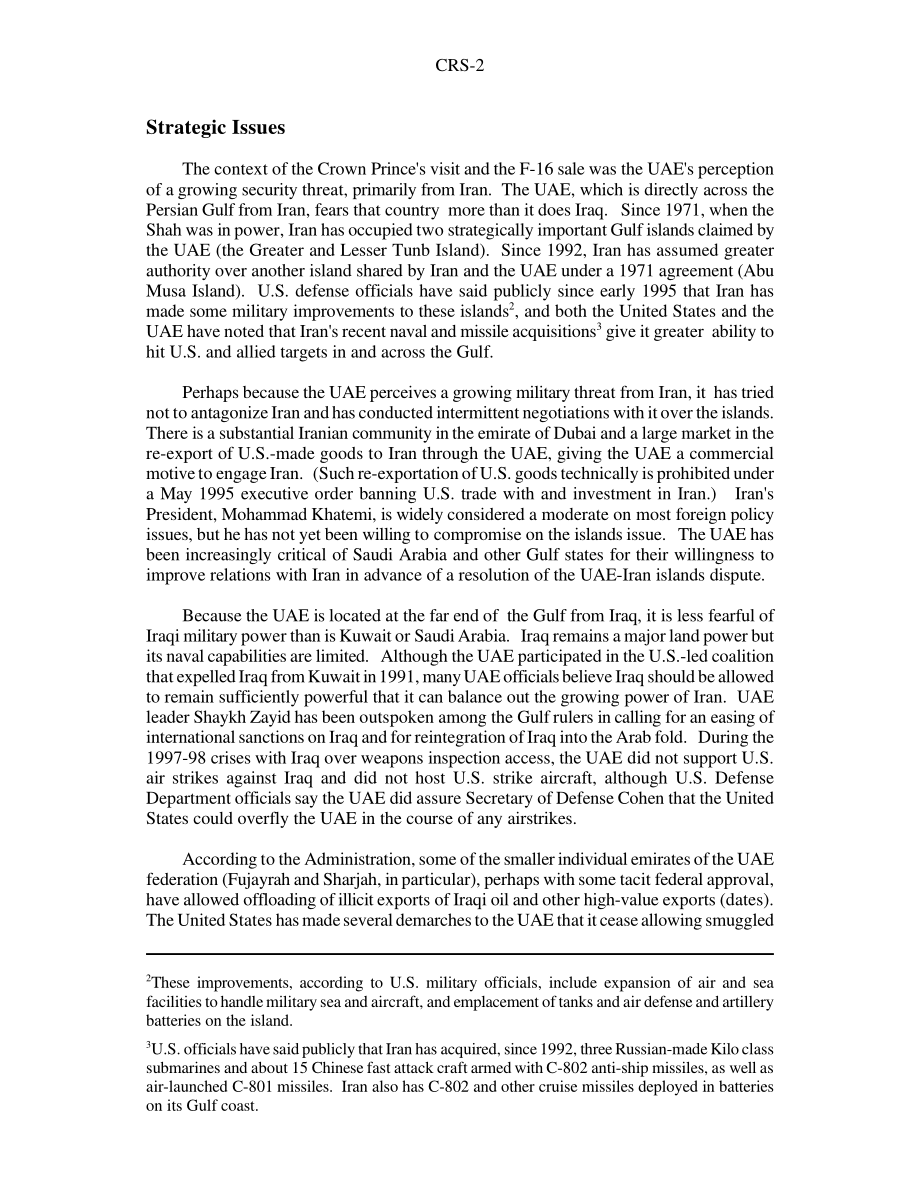 [20000615]98-436_阿拉伯联合酋长国：美国关系与F-16飞机销售.pdf_第2页