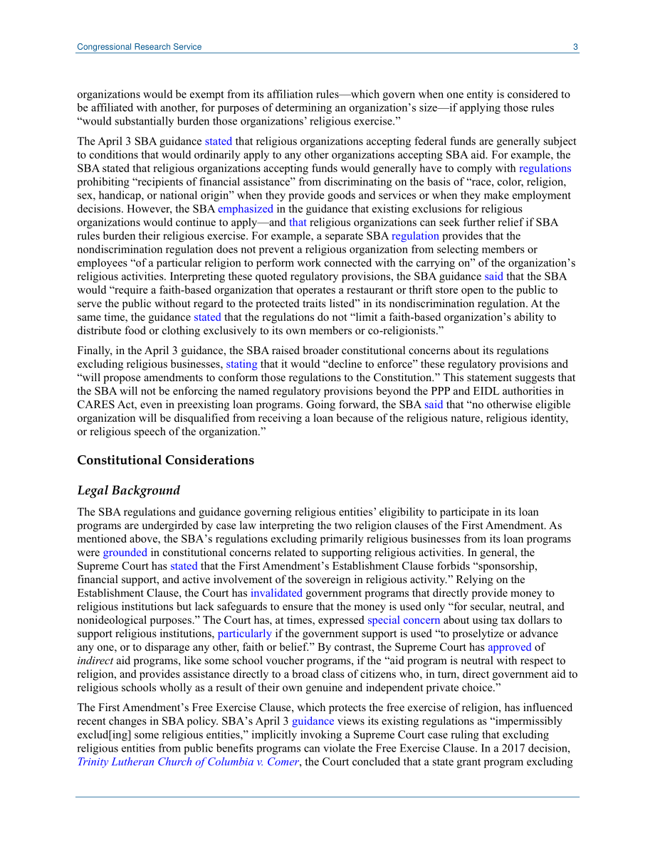 [20200409]LSB10445_宗教组织有资格参加《关怀法案》的工资支票保护计划.pdf_第3页