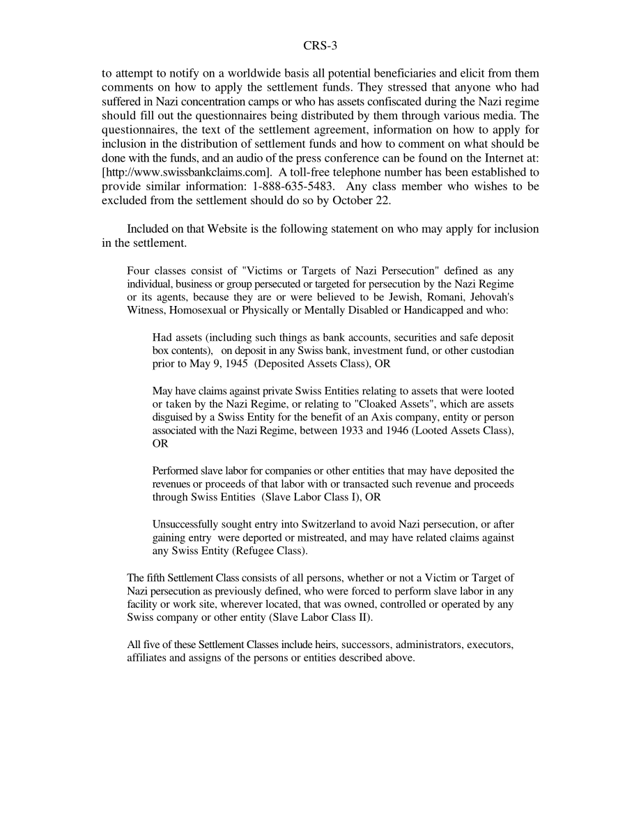 [19990812]98-699_大屠杀幸存者和继承人追讨瑞士银行存款的诉讼.pdf_第3页