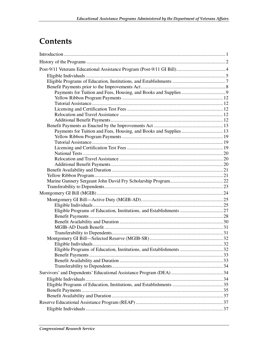 [20110315]R40723_美国退伍军人事务部管理的教育援助计划.pdf_第3页