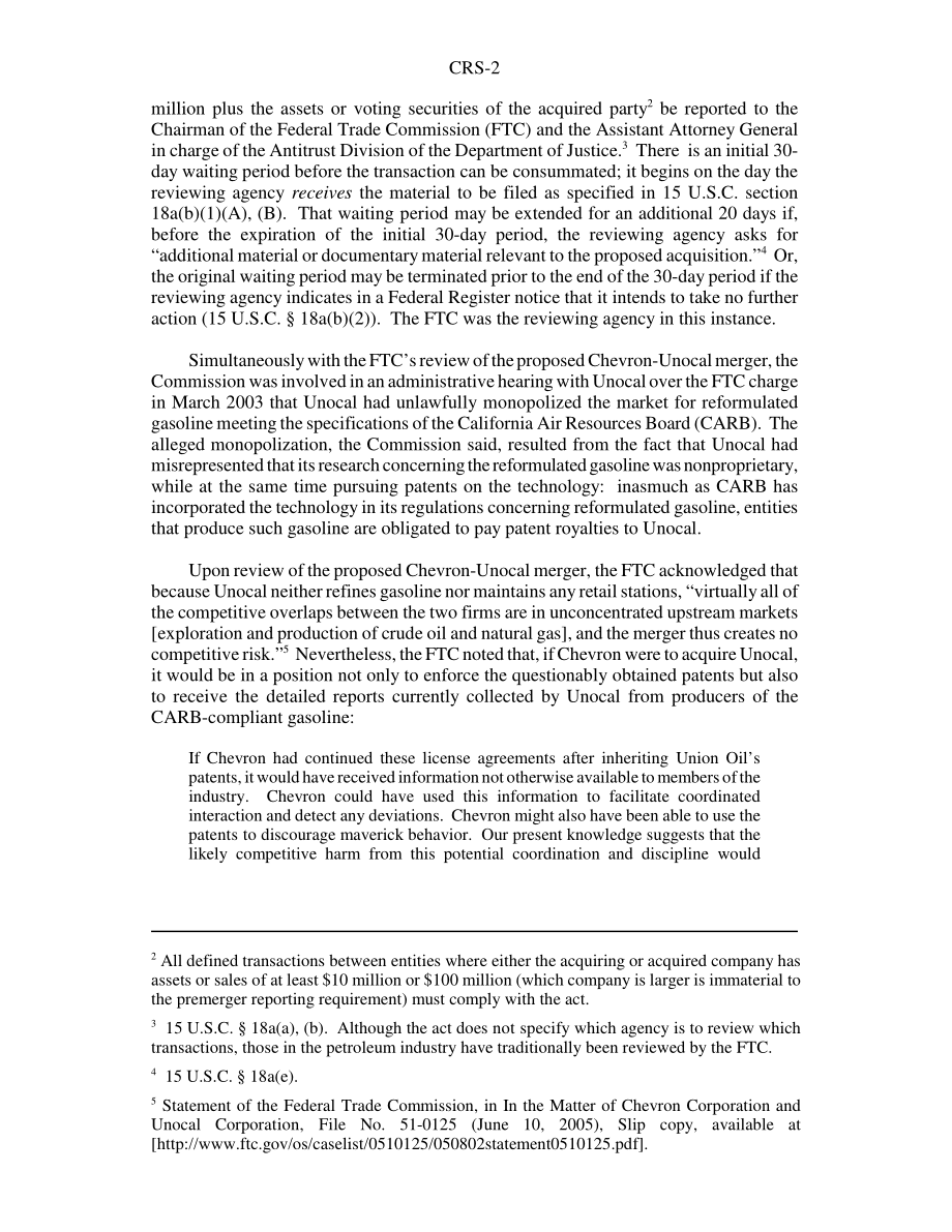 [20050816]RS22192_优尼科：雪佛龙公司和中国海洋石油总公司收购投标的法律影响.pdf_第2页