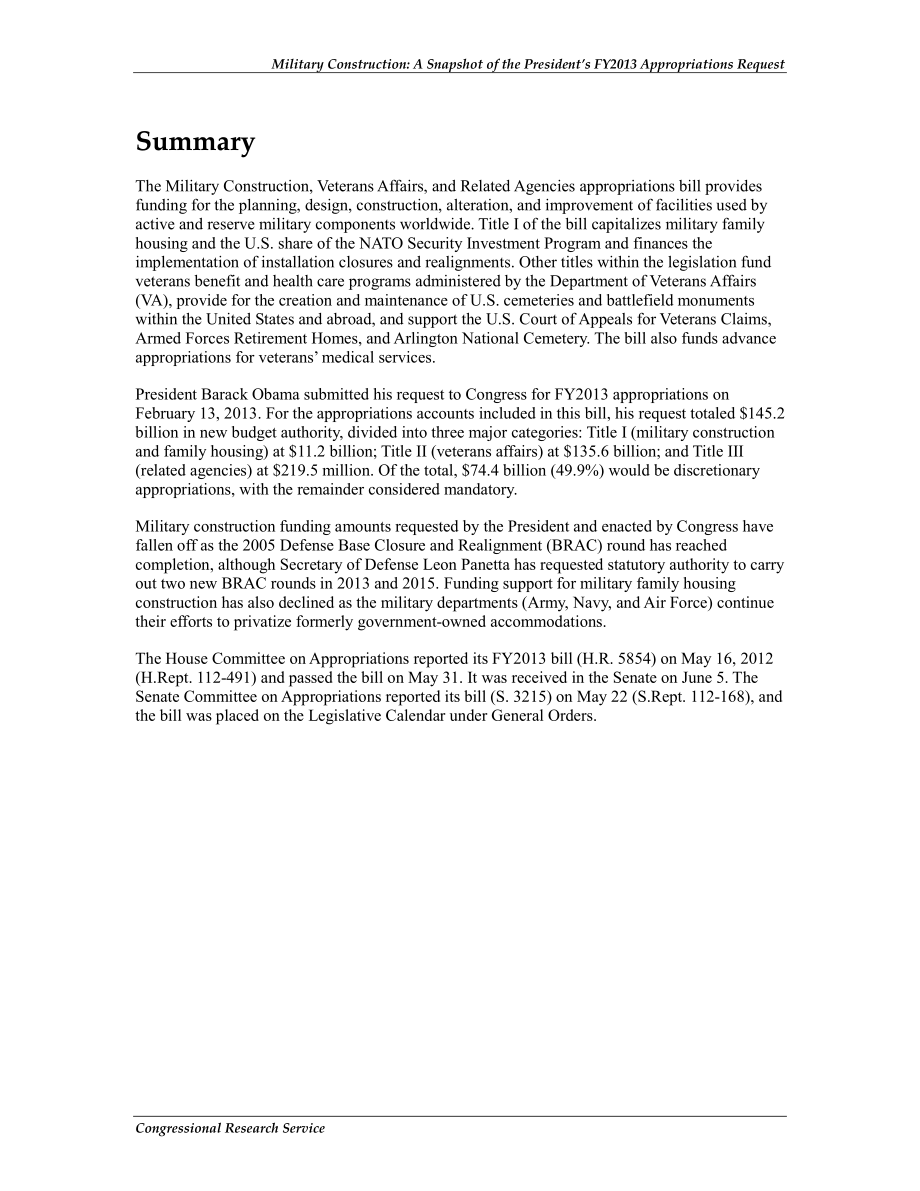 [20120622]R42376_军事建设：总统2013财年拨款请求概览.pdf_第2页