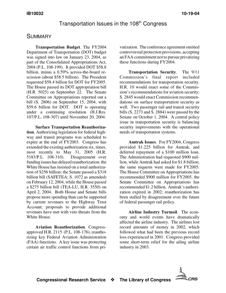 [20041019]IB10032_第108届国会的交通问题.pdf_第3页