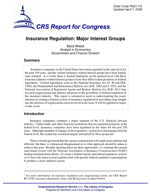 [20080407]RS21172_保险监管：主要利益集团.pdf