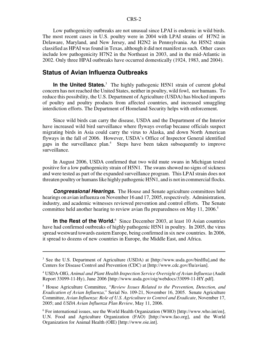 [20060829]RS21747_禽流感：农业问题.pdf_第2页