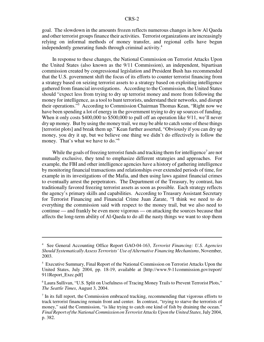 [20050225]RS21902_恐怖主义融资：9·11委员会的建议.pdf_第2页