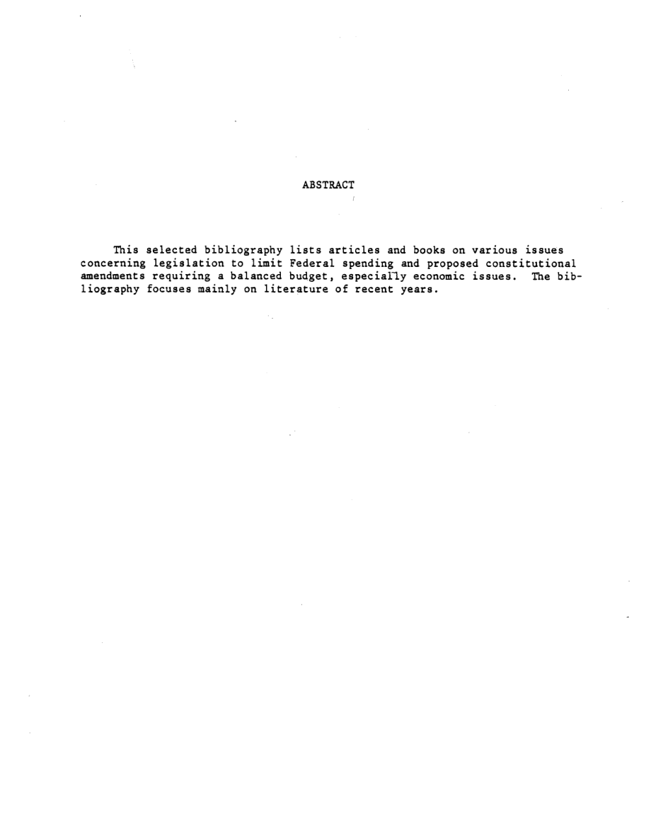[19820823]84-143L_平衡预算和限制联邦开支：精选书目.pdf_第3页
