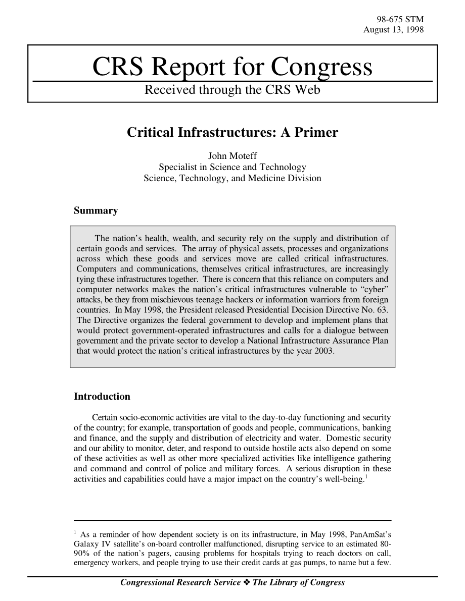 [19980813]98-675STM_关键基础设施：基础.pdf_第1页