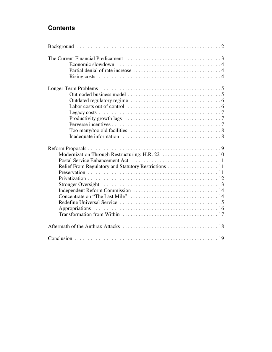 [20020911]RL31069_邮政服务财务问题和利益相关者建议.pdf_第3页