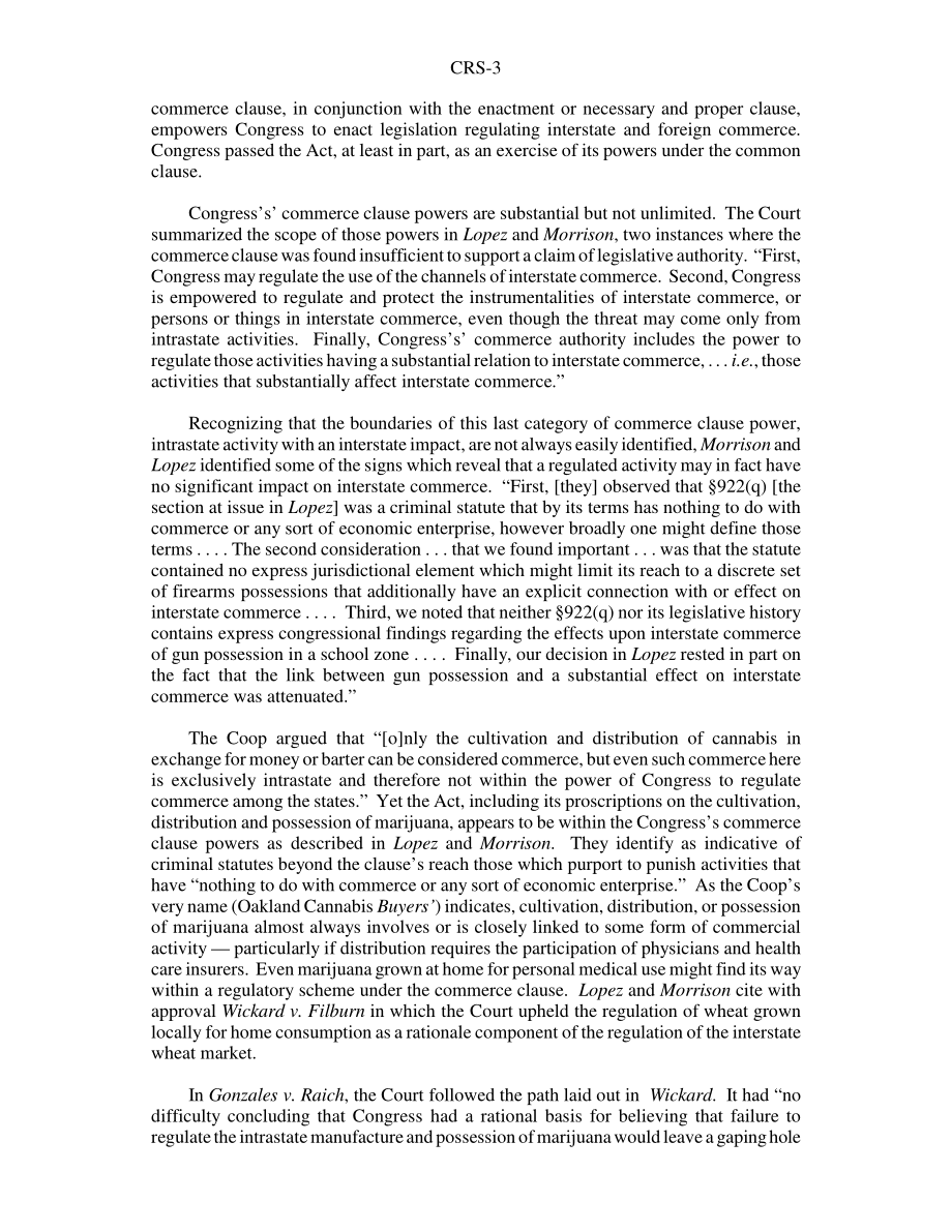 [20050614]RS20998_医用大麻：美国最高法院对美国诉奥克兰大麻买家合作社案的裁决及相关法律问题一瞥.pdf_第3页
