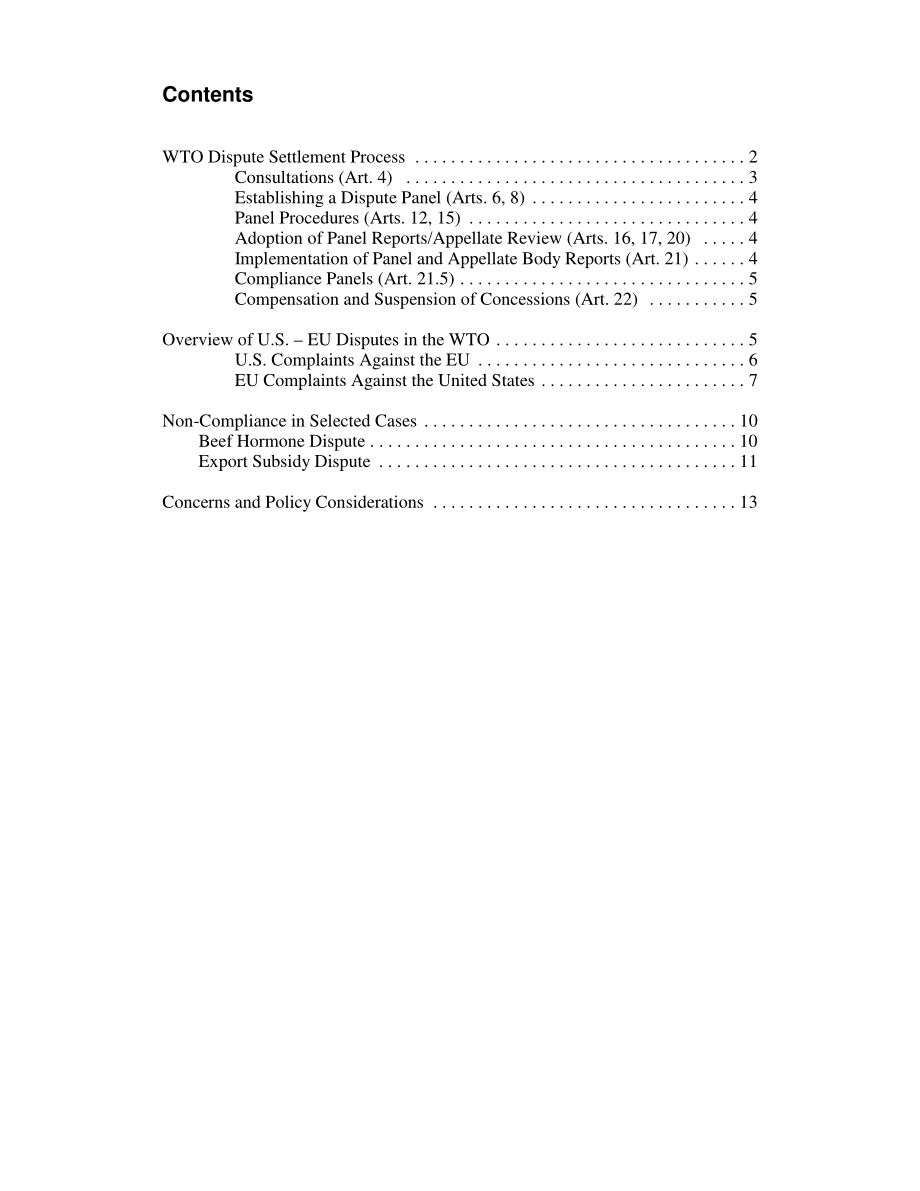 [20030527]RL31860_世界贸易组织中的美欧争端.pdf_第3页