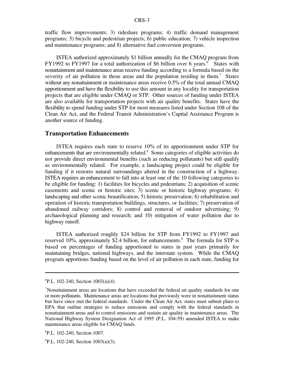 [19980610]97-902ENR_Air Quality and Transportation Enhancement Provisions in the Intermodal Surface Transportation Efficiency Act of 1991.pdf_第3页