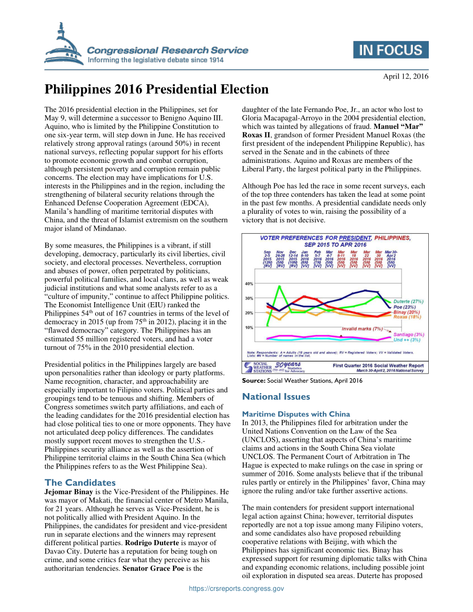 [20160412]IF10387_菲律宾2016年总统选举.pdf_第1页
