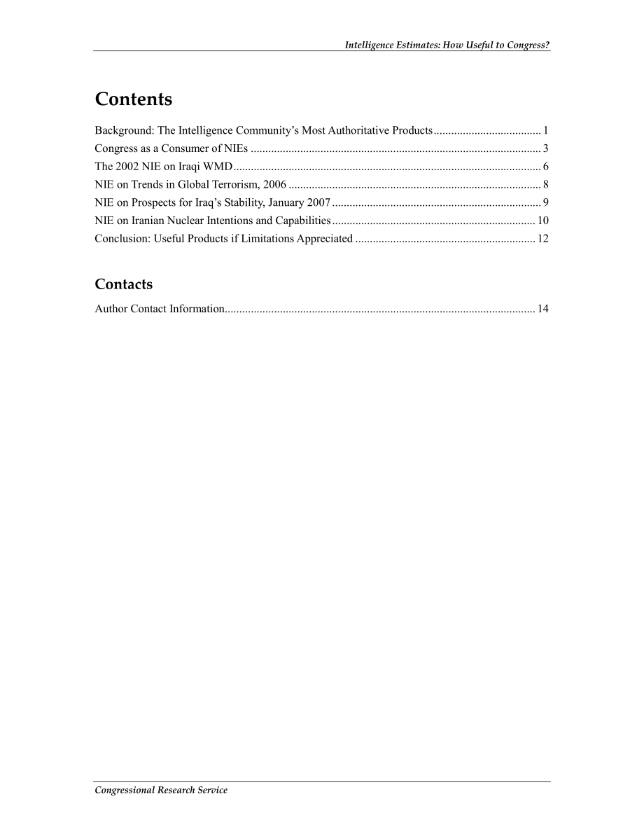 [20111219]RL33733_情报估计：对国会有多大帮助？.pdf_第3页