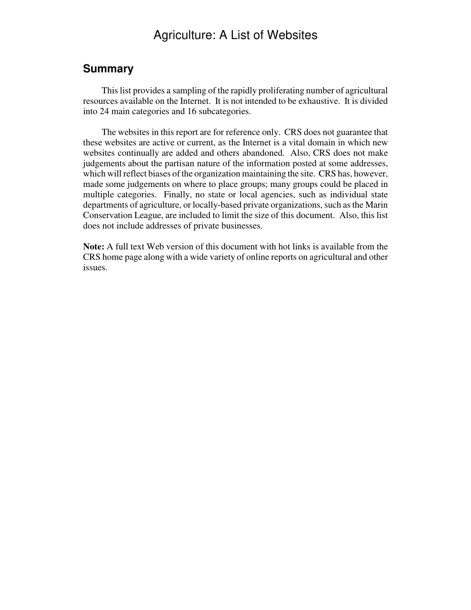 [20020815]RL30313_农业：网站列表.pdf_第2页