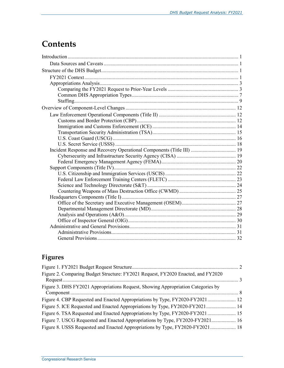 [20200401]R46305_DHS预算请求分析：2021财年.pdf_第3页