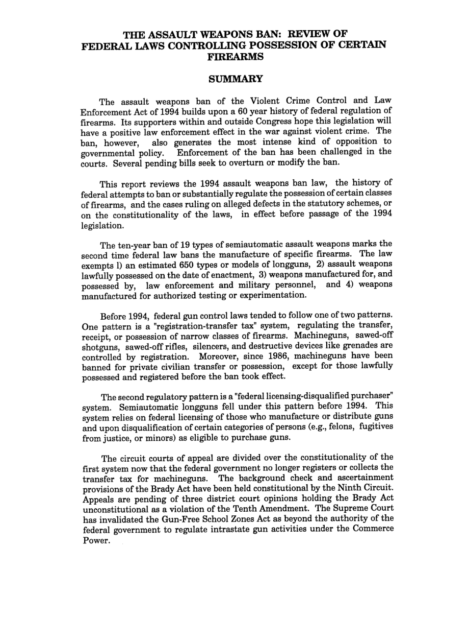 [19951201]95-108_攻击性武器禁令：审查管制某些火器财产的联邦法律.pdf_第2页