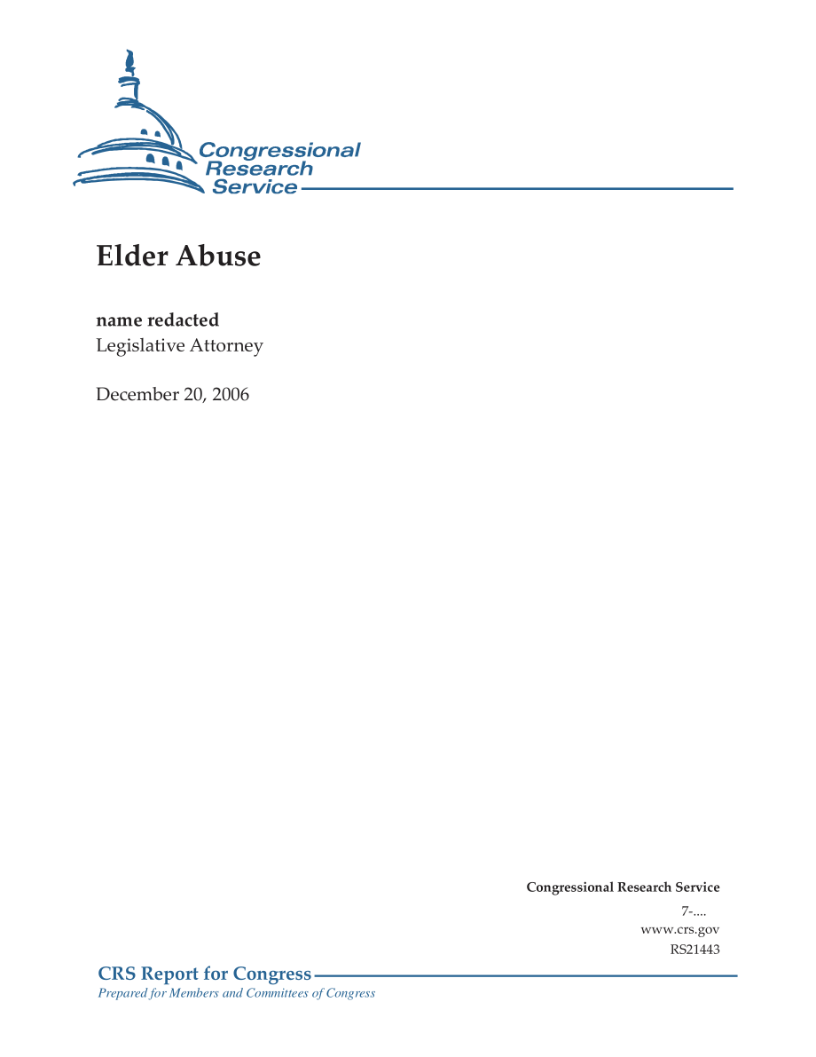 [20061220]RS21443_虐待老人.pdf_第1页