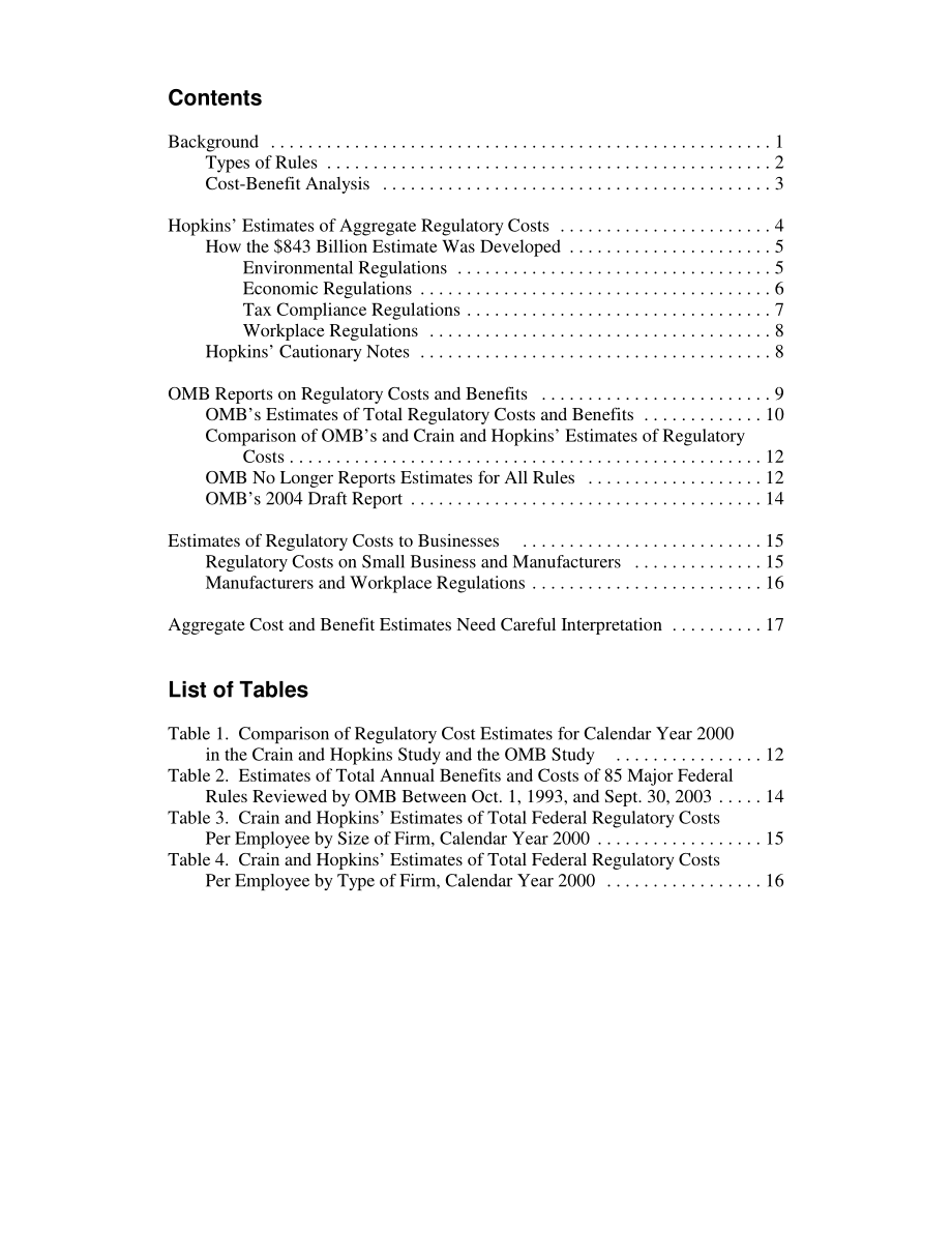 [20040514]RL32339_联邦法规：努力估算规则的总成本和收益.pdf_第3页