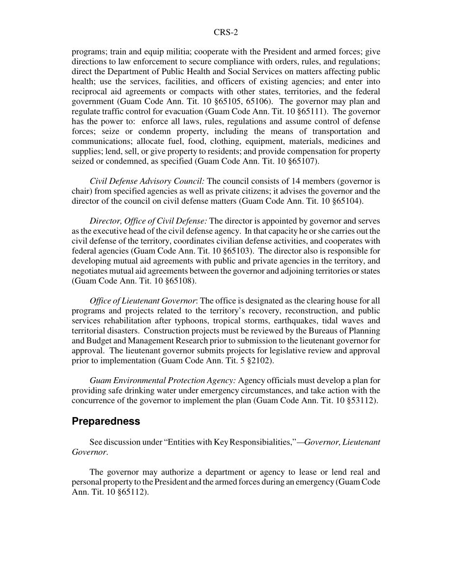 [20040402]RS21805_关岛应急管理和国土安全法定机构汇总.pdf_第2页