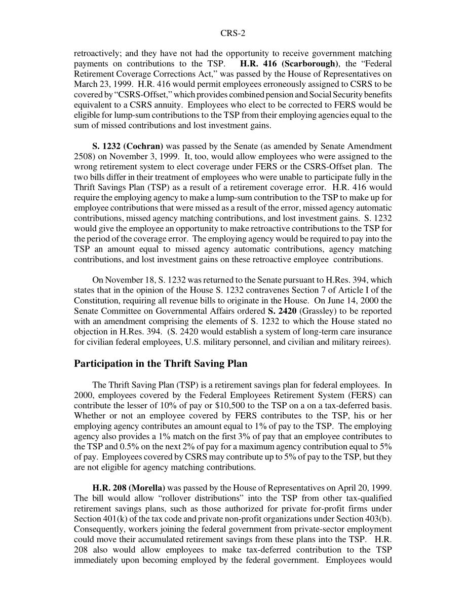 [20000628]RS20255_第106届国会公务员退休法案.pdf_第2页
