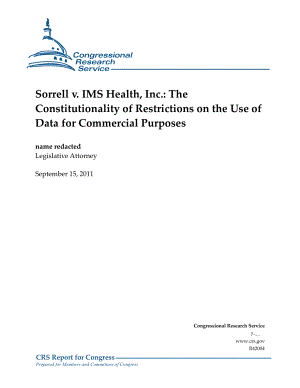 [20110915]R42004_Sorrell v.IMS HealthInc.：限制为商业目的使用数据的合宪性.pdf