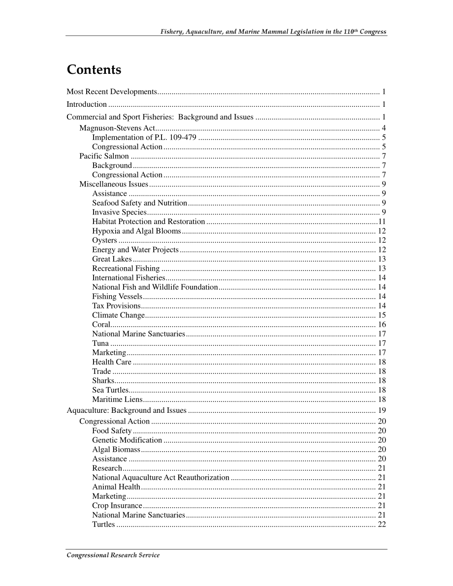 [20090112]RL33813_第110届国会渔业、水产养殖和海洋哺乳动物立法.pdf_第3页