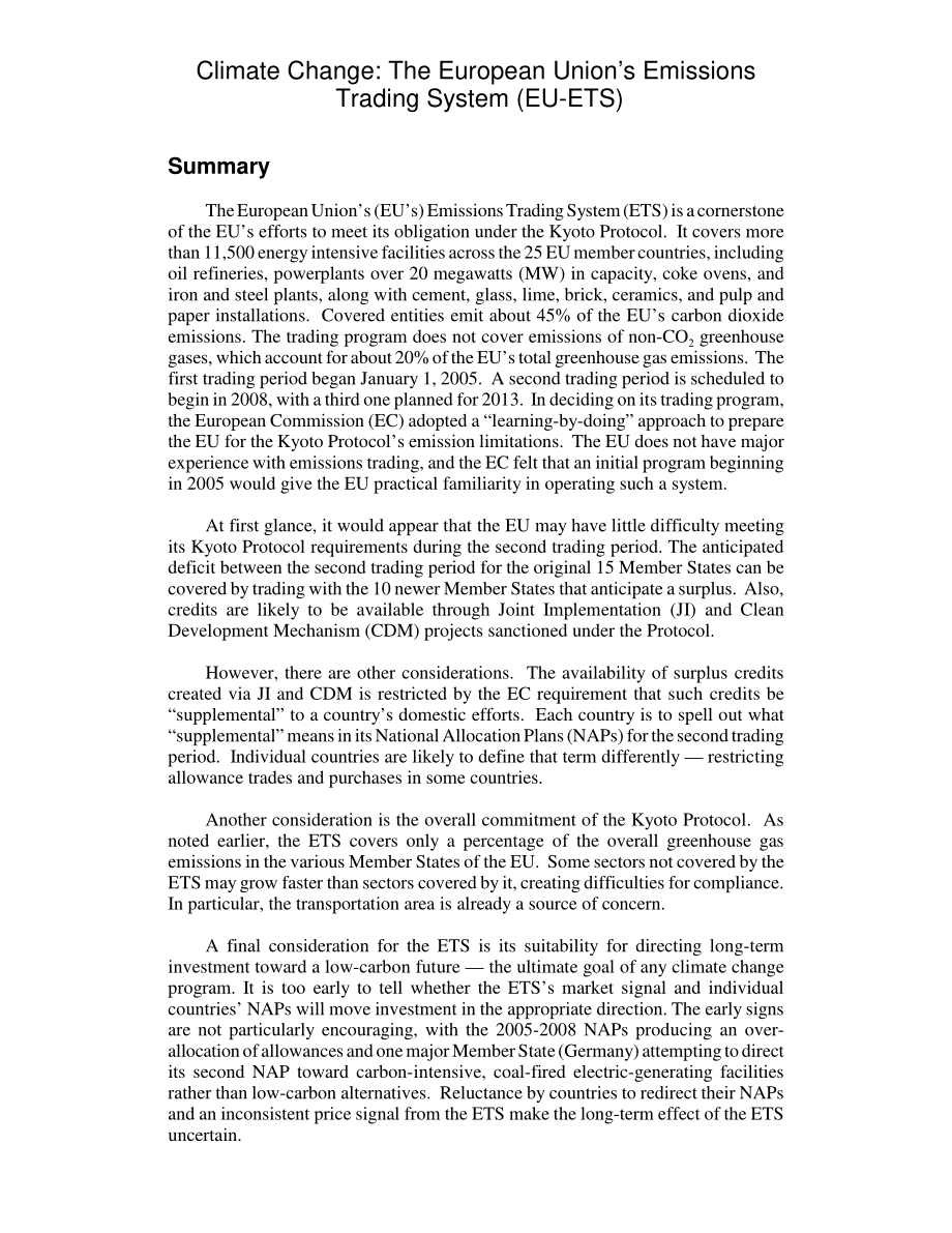 [20060731]RL33581_气候变化：欧盟排放交易系统（EU-ETS）.pdf_第2页
