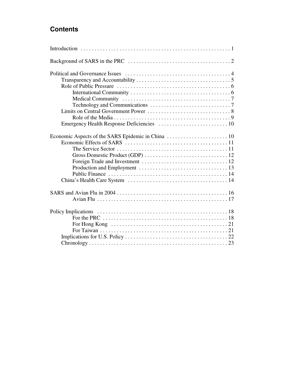 [20040212]RL32227_SARS、禽流感和中国政治、社会和经济转型面临的其他挑战.pdf_第3页