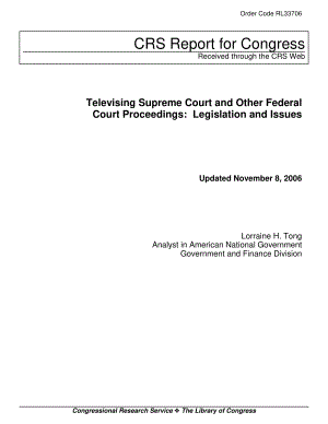 [20061108]RL33706_电视转播最高法院和其他联邦法院诉讼：立法和问题.pdf