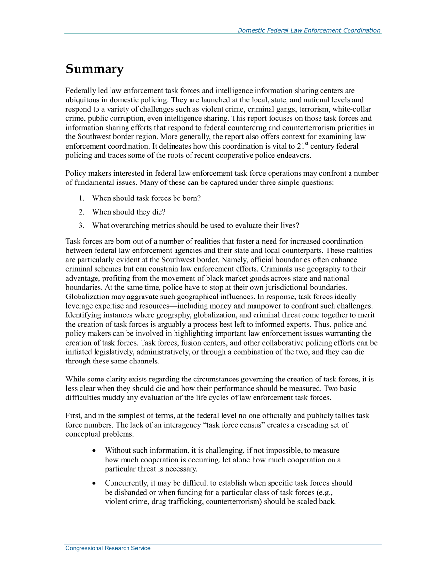 [20140603]R43583_国内联邦执法协调：透过西南边境的镜头.pdf_第2页