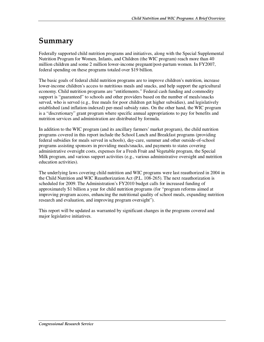 [20090312]R40397_儿童营养和WIC计划：简要概述.pdf_第2页