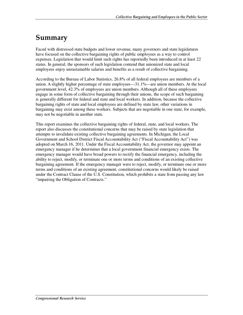 [20110330]R41732_集体谈判与公共部门员工.pdf_第2页