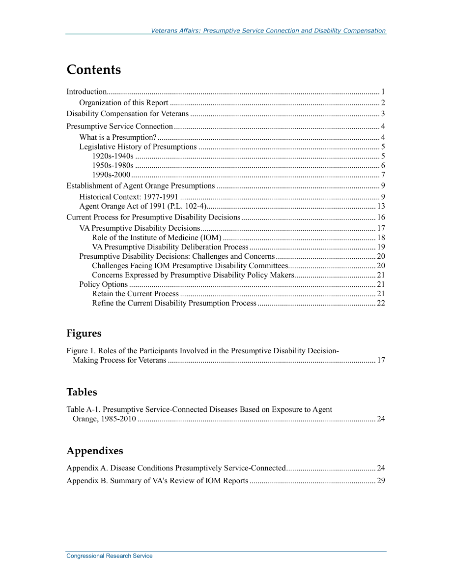 [20141118]R41405_退伍军人事务：推定服务联系和残疾赔偿.pdf_第3页