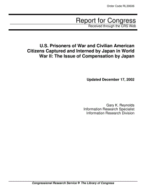 [20021217]RL30606_第二次世界大战中被日本俘虏和拘留的美国战俘和美国平民：日本的赔偿问题.pdf