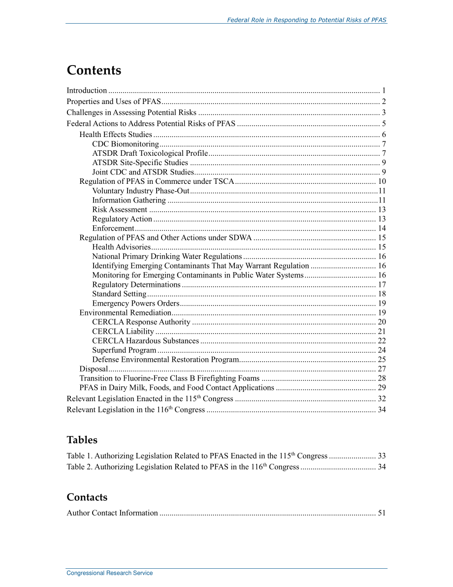 [20191023]R45986_联邦政府在应对Per和聚氟烷基物质（PFA）潜在风险方面的作用.pdf_第3页