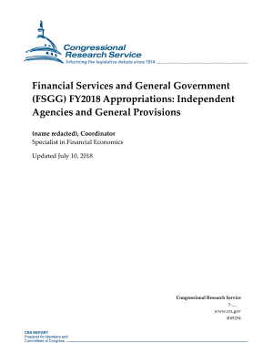 [20180710]R45254_金融服务和一般政府（FSGG）2018财年拨款：独立机构和一般规定.pdf