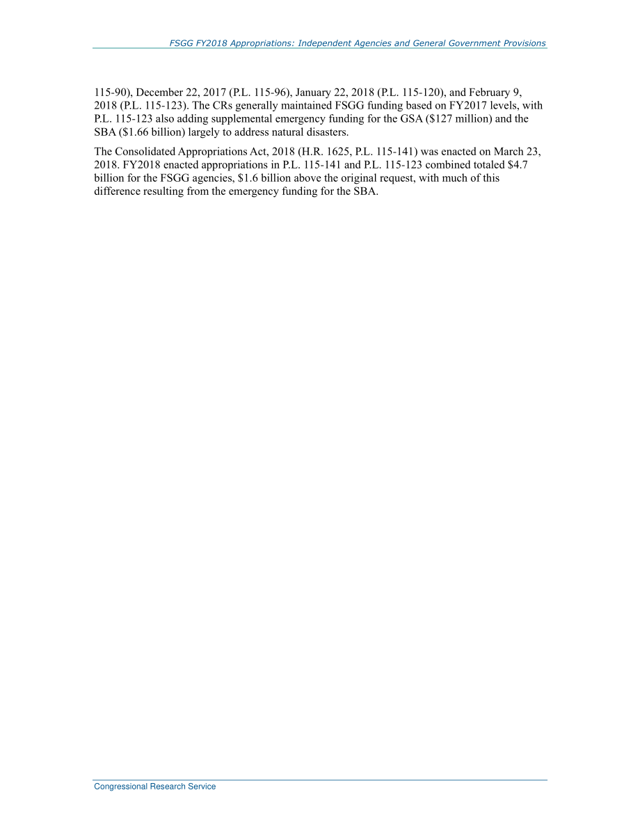 [20180710]R45254_金融服务和一般政府（FSGG）2018财年拨款：独立机构和一般规定.pdf_第3页
