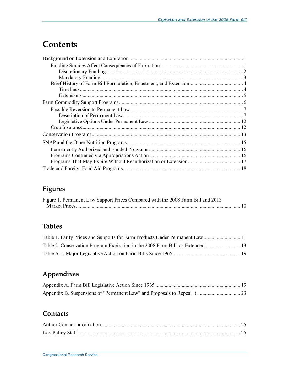 [20140411]R42442_2008年农业法案的到期和延期.pdf_第3页