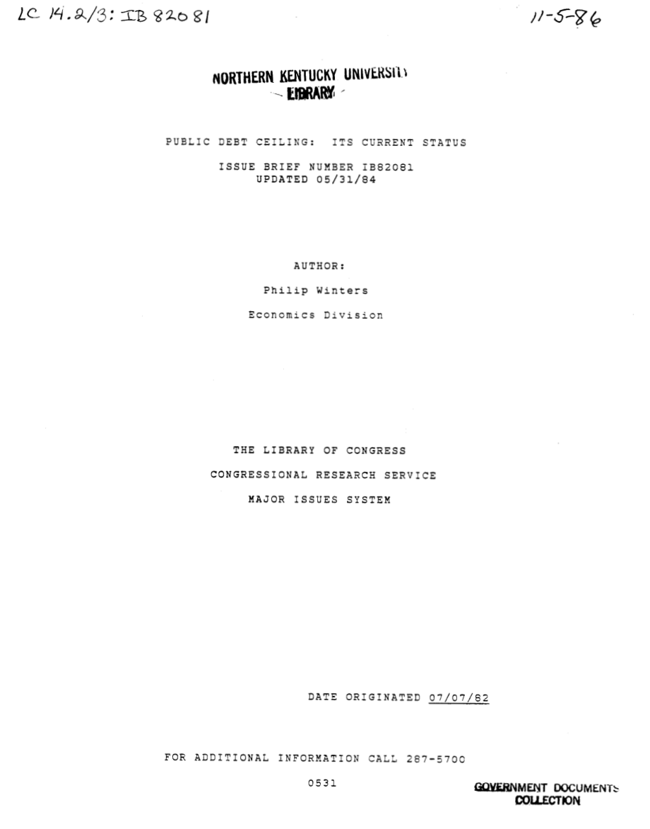 [19840531]IB82081_公共债务上限：其当前状态.pdf_第1页