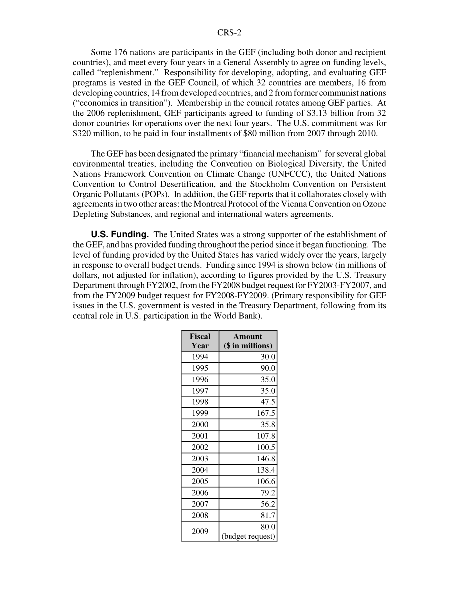 [20080305]RS21858_全球环境基金（GEF）：概述.pdf_第2页