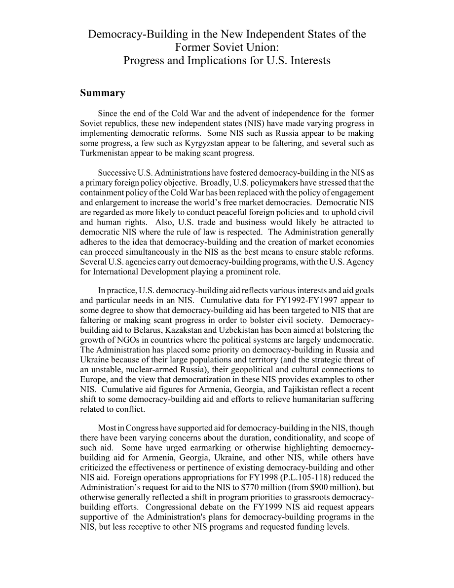 [19980729]98-642_前苏联新独立国家的民主建设：进展和对美国利益的影响.pdf_第3页